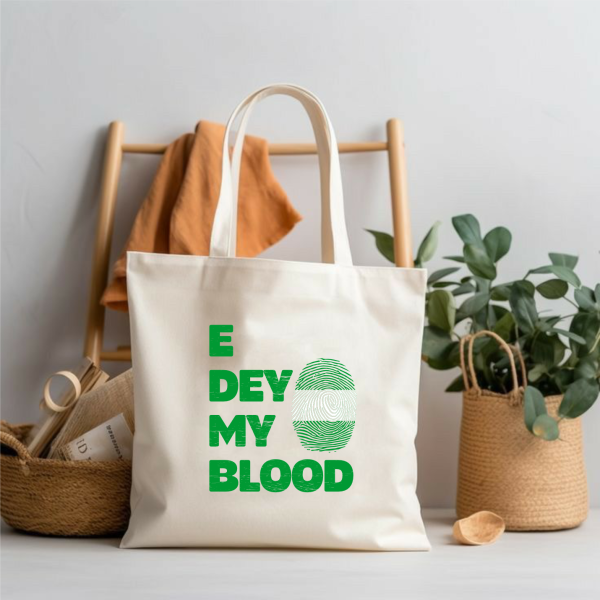E Dey my Blood Tote