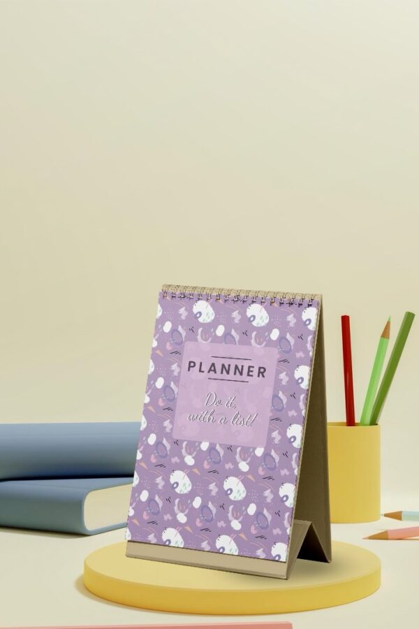 Kids’ To-Do List with Desk Display - Purple Cover