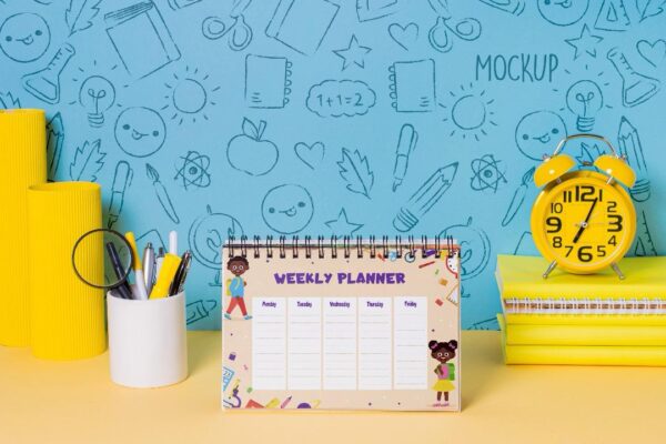 Calender Weekly Planner (with desk display)