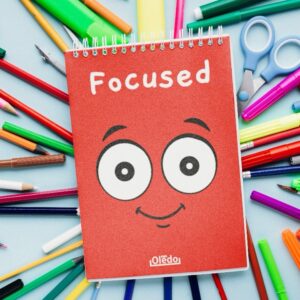 Focused Notebook (a5 spiral bound )