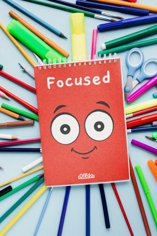 Focused Notebook (a5 spiral bound )