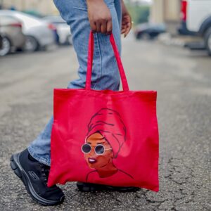Turban Tote (Red )